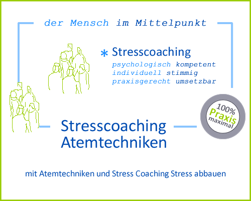 Stresscoaching-Atemtechniken Mit Atemtechniken und Stress Coaching Stress abbauen Seminar + Coaching